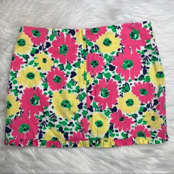 Lilly Pulitzer Callie Doodlebug Daisy Mini Skirt 2 - Picture 5 of 8